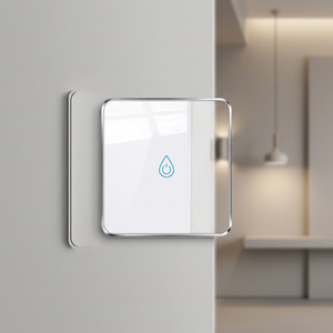 Interruptor de pared inteligente Tuya, interruptor táctil Wi-Fi para luces, interruptor inteligente para el hogar de 30A, panel de interruptor de vidrio templado - Product Image 4