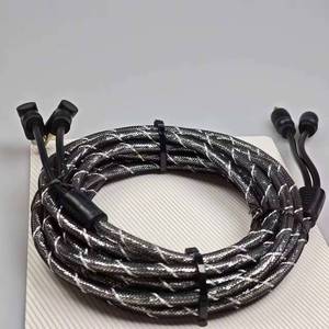 Câble RCA pour amplificateur audio de voiture à double canal avec noyau CCA et connecteurs nickelés, 3m vers 2RCA - Product Image 3