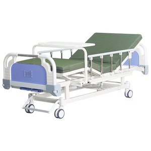 Lit médicalisé manuel Xinhua Ren en acier inoxydable avec barrières de sécurité pour patients âgés à usage domestique - Product Image 4