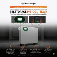 Système de stockage d'énergie solaire hybride pour la maison, batterie LiFePO4 48V 314Ah 16kWh, pour usage domestique