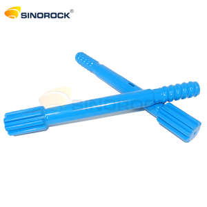 Adaptador de vástago Sinorock <span class=keywords><strong>HL500</strong></span> HL510 para herramientas de perforación R32 R38 T38 T45 máquina perforadora de pozos usada varilla de perforación de fundición - Product Image 3