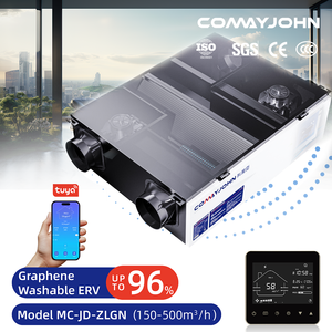 COMAYJOHN MC-JD-ZLGN (Piezas) Recuperador HVAC, Sistema de Ventilación ERV para Cocina, Extractor de Aire para Almacén, Ventilador para Baño - Product Image 1
