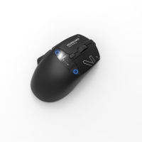 M08 Mouse Gaming nirkabel tiga mode, Mouse Gaming dengan tampilan layar Digital tahan air desain cair, Sensor optik USB 6 tombol