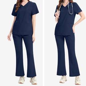 Nouvelle tenue chirurgicale pour infirmières, couleurs d'hôpital, impression OEM, pour salons de beauté, uniforme de travail unisexe, ensembles amples et respirants - Product Image 2