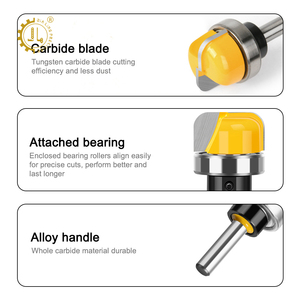 Ổ Bi Bộ Định Tuyến Khắc Bát <span class=keywords><strong>Bit</strong></span> Bộ Định Tuyến Làm Tròn Bát Đĩa Bộ Định Tuyến Mẫu Bát & Khay Đồ Gỗ - Product Image 6