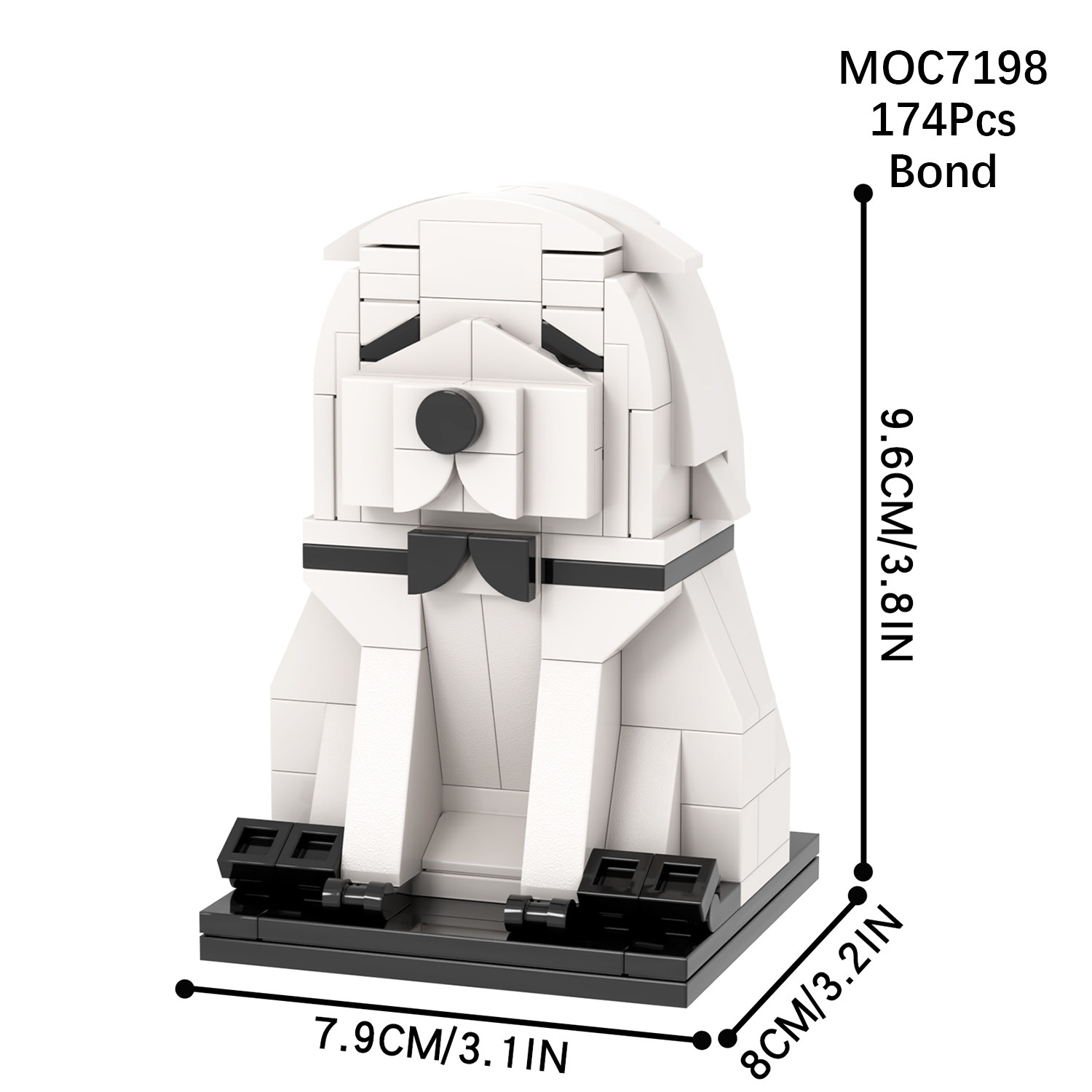 SPY×FAMILY MOC7196-7198 SPY FAMILY Anime Forger Yor Bond Square Head