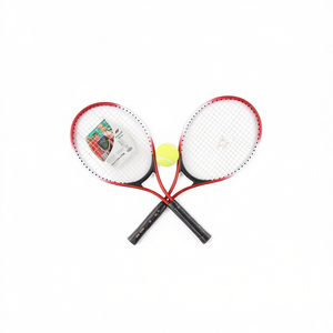 Hb Sport Raqueta de tenis ligera de aleación de aluminio para niños con pelota, juego de entrenamiento de 2 piezas y 52 cm - Product Image 1