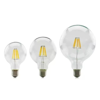 Vintage Edison G125 Globe LED Filament éclairage en gros E27/E26 Base en aluminium pour un usage domestique avec B22 & E14 Options