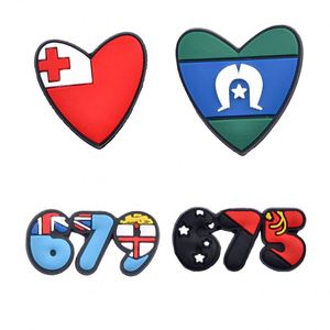 Moda nueva venta al por mayor decoración Pvc accesorios gran oferta Australia comida Sushi Europa Popular zapato encanto a granel - Product Image 2