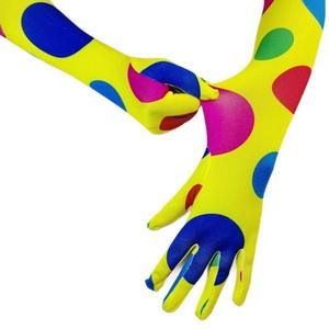 Décoration de festival de fantômes d'Halloween Gants de clown à pois irréguliers personnalisés - Product Image 1