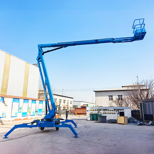 Nacelle élévatrice araignée articulée et télescopique remorquable pour travaux en hauteur - Product Image 1