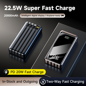 Baterías Externas de Gran Capacidad Más Vendidas, 20000mAh, con Cable Tipo-C, Carga Rápida PD20W, Soporte y Pantalla LED para Phone 17 16Pro - Product Image 2