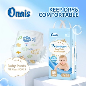 ผ้าอ้อมเด็กตัวอย่างฟรี OEM เกรด A ผ้าอ้อมเด็กขายส่ง ผ้าอ้อมเด็กซึมซับสูง - Product Image 3