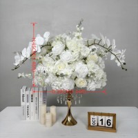Ornements de décoration intérieure, style européen vintage, arrangements floraux pour mariage, boules de fleurs, centres de table floraux pour la décoration de fête de mariage