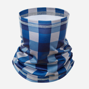 Syal tabung Plus beludru uniseks, penghangat leher olahraga bersepeda berlari luar ruangan serbaguna bulu ajaib musim dingin Bandana - Product Image 2