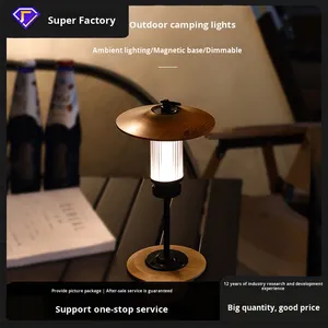 Xách tay <span class=keywords><strong>LED</strong></span> cắm trại đèn lồng IP65 đánh giá điều khiển cảm ứng USB có thể sạc lại siêu dài tuổi thọ pin tuyệt vời khả năng hiển thị dễ dàng mang theo - Product Image 2