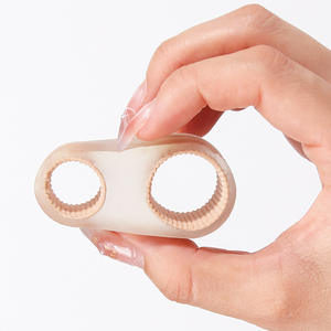 Dubbele teenscheider Duim Valgus Grote voetbeenoverlapping Heren Dames Gel Diplopore Orthese met dubbel gat Alle seizoenen - Product Image 5