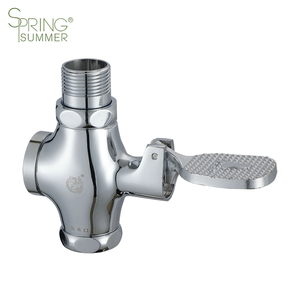 Direct du fabricant Vanne de <span class=keywords><strong>chasse</strong></span> à pédale en laiton D012 Commande manuelle Toilette Time-Delay Rinçage <span class=keywords><strong>WC</strong></span> Accroupi <span class=keywords><strong>Poussoir</strong></span> de toilette - Product Image 1