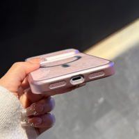 Coque magnétique pour iPhone 18 Pro, 16 Pro Max, 17 Pro Max, série 15 Pro, finition métallique brillante, aimant N52, charge rapide, coque blanche