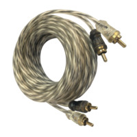 Cable de Audio HiFi al por Mayor, Cable RCA de Cobre Libre de Oxígeno OFC, Blindado y Chapado en Oro, Estéreo para Audiófilos, OEM ODM