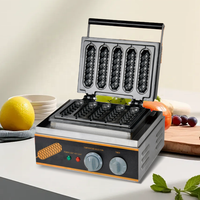 Offre Spéciale Durable 5 Bâtons Gaufrier Fabricant Commercial Réglable Contrôle de Température Gaufrier Antiadhésif de Chine