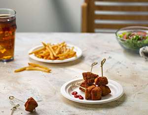 Assiettes jetables en bagasse de canne à sucre pour dîner, vaisselle biodégradable et compostable pour la restauration et les événements - Product Image 6