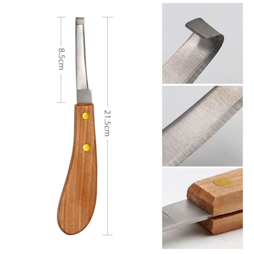Utensile Cura Zoccolo Equino Coltello Per Zoccolo Cavallo Con - Foto 10