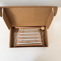 5-Note Aluminum Tone Chimes Bar Percussion Educational Toys for Kids Music Class Rhythm Training Teaching Aid