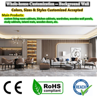 Muebles de Salón Modernos de Madera, Ecológicos, Multifuncionales, Ajustables y Fáciles de Montar, con Paneles para TV, Venta al Por Mayor y Personalizables