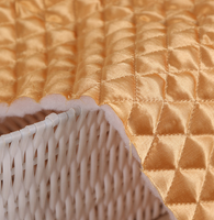 Tissu matelassé en satin, 1 pièce, design personnalisé, couture, imperméable, textile de maison
