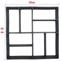 Moule d'injection plastique PP DIY pour carrelage de sol, impression en relief, haute résistance, pour piliers de porte extérieurs et pavage de parking Reazone