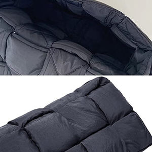 <span class=keywords><strong>Maxi</strong></span> Tote Bag in cotone borsa trapuntata borsa a tracolla imbottita per donna Weekend - Product Image 5