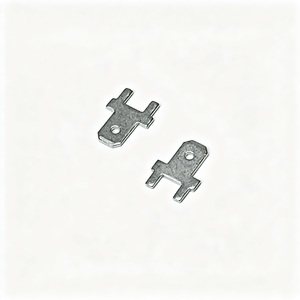 Terminal Faston em Estoque, Preço Baixo, Terminal de Latão H62 Estanhado, Aba de Solda para PCB, Serviços de Usinagem, Suporte OEM - Product Image 2