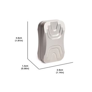 Spinner Antiestrés de Acero Inoxidable, Juguete Metálico Personalizado EDC, Herramienta de Descompresión para Niñas, Moneda de Empuje Ilimitada - Product Image 6