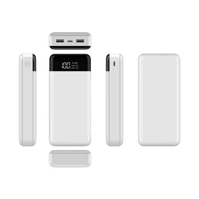 ultra Thin Type c Power Bank with Cable 10000mah Fast Charging High Capacity  Power Bank for Phone