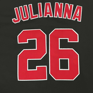 เสื้อเบสบอลครอปท็อปสีดำลายธงชาติเปอร์โตริโกแบบกำหนดเอง เสื้อเบสบอลสีดำ - Product Image 3