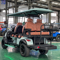 Voiturette de golf électrique tout-terrain pour la chasse, avec batterie au lithium, pour 6 personnes