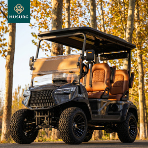 Carrito <span class=keywords><strong>de</strong></span> Golf Eléctrico Todoterreno Robusto <span class=keywords><strong>de</strong></span> 6 Plazas con Neumáticos para Todo Terreno, Apto para Patrullaje en Bosques y Parques, Legal para Circular en la Calle, LSV Superior - Product Image 1