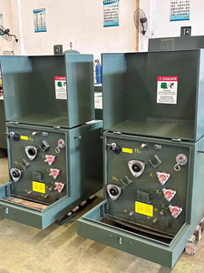 Transformador de Distribución de Energía Monofásico de 50KVA 34.5kV/13.8kV 240V/120V con Bobinado de Aluminio y Cobre, Montado en Plataforma, con Certificación ISO CE IEC60076 - Product Image 2