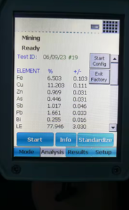 Analizzatore minerale portatile XRF analizzatore minerale portatile per pistola oro XRF - Product Image 6