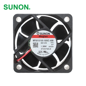 พัดลมระบายความร้อนแบบแกน SUNON MF50101V2-1000C-A99 ไฟฟ้า OEM/ODM ขนาด 50x50x10 มม. 12VDC 50mA 0.60W 4800RPM 11.0CFM  พร้อมตลับลูกปืน Vapo สำหรับตู้ - Product Image 1