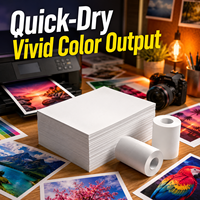 Papier photo mat à séchage rapide 88 g/m² pour l'impression de photos, imprimable par jet d'encre, A4, personnalisable, OEM, rouleau jumbo