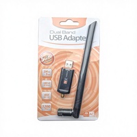 Penawaran Khusus Pabrik Kartu Jaringan Nirkabel Dual Band Eksternal USB 3.0 1200Mbps RT8812BU untuk Laptop 2.4GHz 5.8GHz
