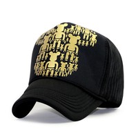 Gorra de Camionero de Cinco Piezas con Logotipo Personalizado OEM ODM Bordado, Gorra de Béisbol de Esponja 100% Algodón Transpirable e Impermeable al por Mayor
