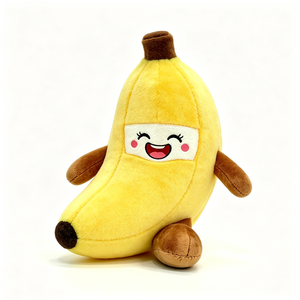 Lindo juguete de peluche de plátano, almohada suave, animal de peluche para aliviar el estrés, unisex, a partir de 14 años - Product Image 6