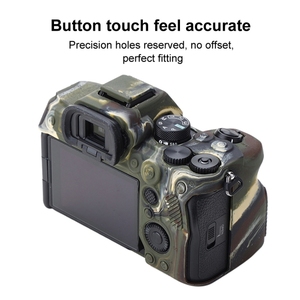 Étui de protection en silicone souple pour <span class=keywords><strong>Sony</strong></span> <span class=keywords><strong>A7</strong></span> IV (Camouflage) - Product Image 4