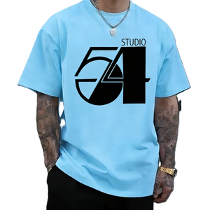 T-shirt con logo Studio 54 Retro Disco Club, <span class=keywords><strong>grafica</strong></span> tipografica vintage anni '70, top alla moda - Product Image 2