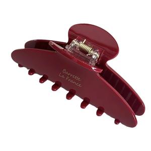 Qianjin Hochwertige Große Französische Haar-Accessoires Acetat Haarspangen mit Individuellem Logo für Damen - Product Image 4