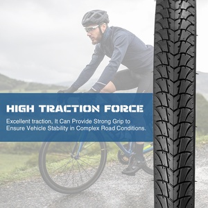 <span class=keywords><strong>Pneu</strong></span> de vélo de route pliable ZUKKA <span class=keywords><strong>700x38C</strong></span>, tout noir, léger, résistant à l'usure, haute adhérence, remplacement pour le cyclisme urbain - Product Image 5