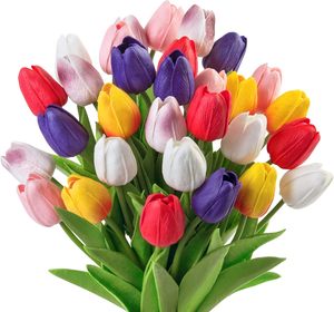 BL-5500 <b>Artificial</b> Factory Rose <b>Flower</b> Valentine's Day Thanksgiving PU Real Touch Long Lasting Lightweight Decor <b>Arrangement</b> - Product Image 1